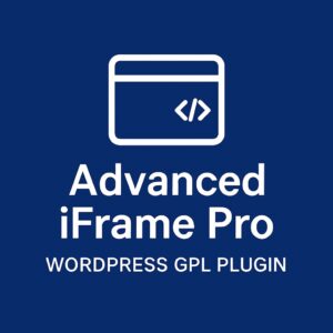 Advanced iFrame Pro – WordPress GPL Plugin