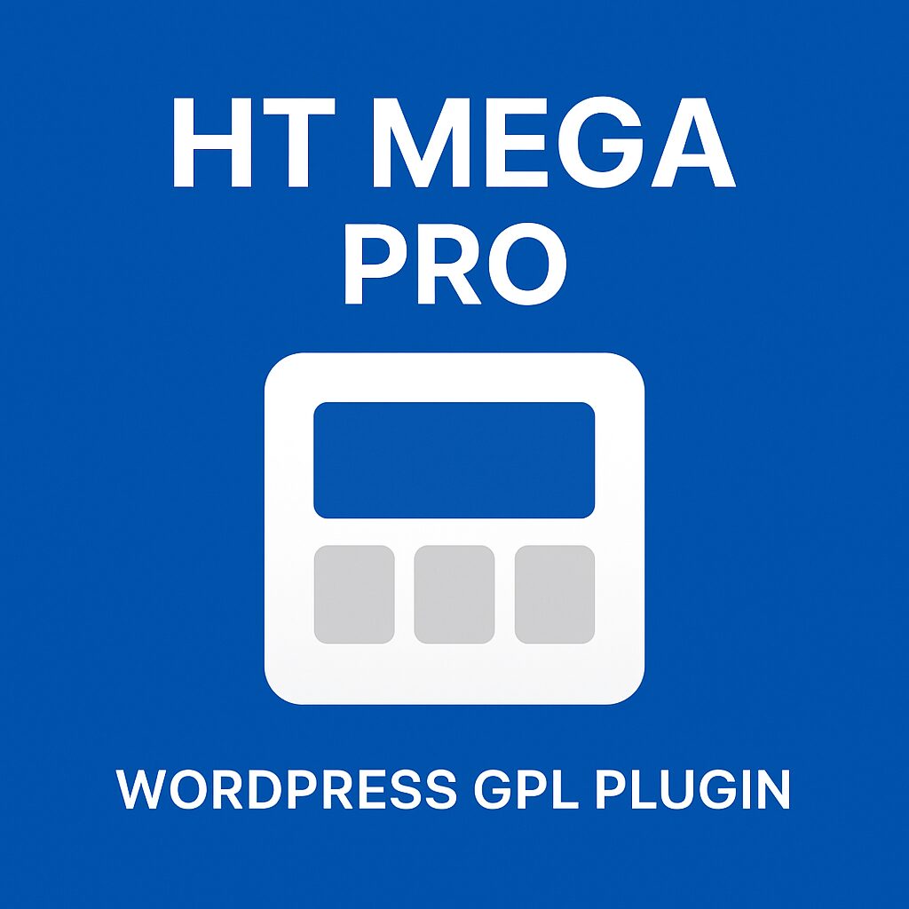 HT Mega Pro – WordPress GPL Plugin