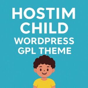 Hostim Child – WordPress GPL Theme