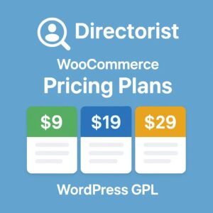 Directorist - WooCommerce Pricing Plans – WordPress GPL Plugin