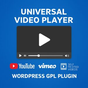 Universal Video Player - YouTube, Vimeo and Self-Hosted Videos – WordPress GPL Plugin