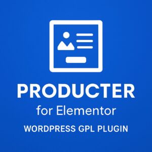 Producter for Elementor – WordPress GPL Plugin