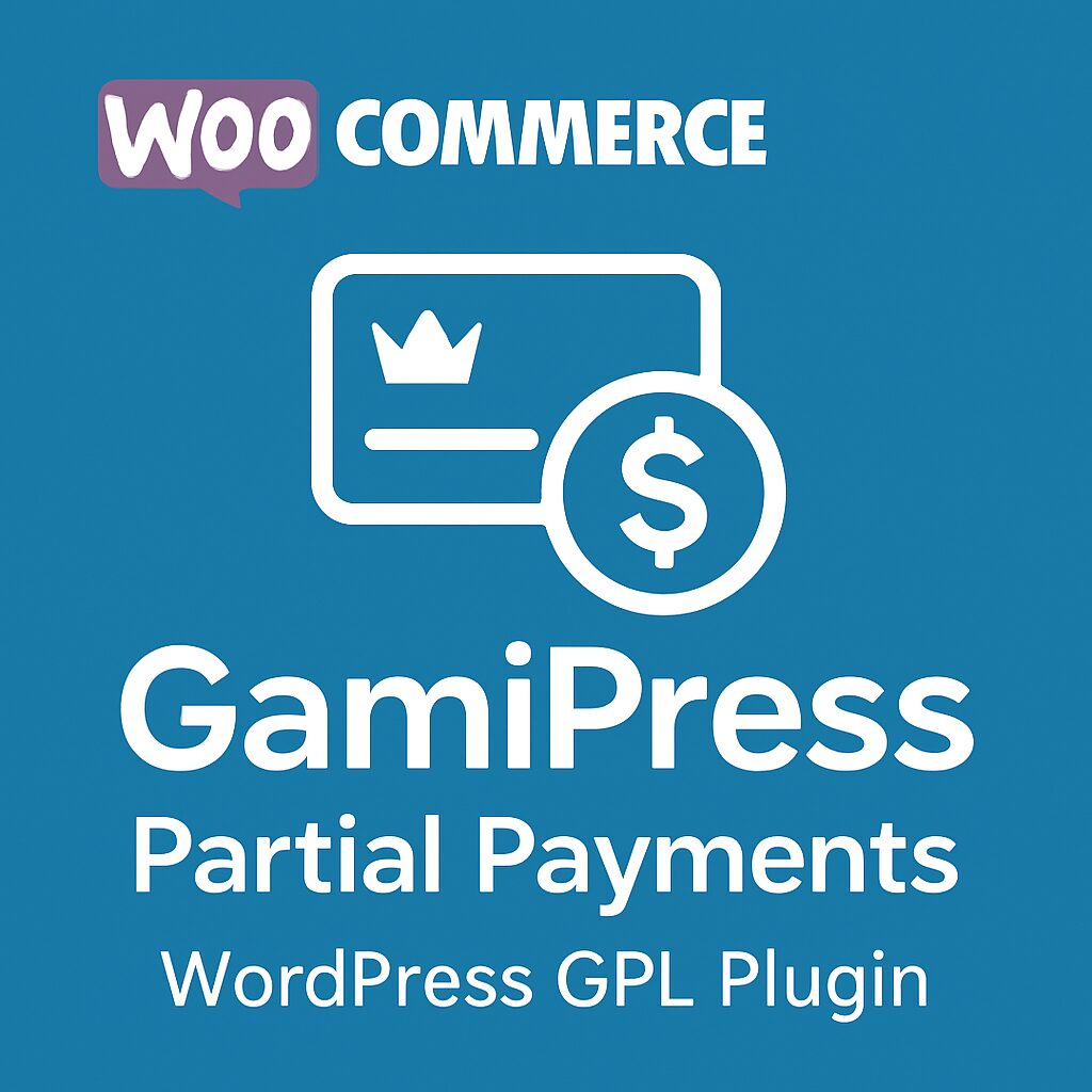 GamiPress - WooCommerce Partial Payments – WordPress GPL Plugin