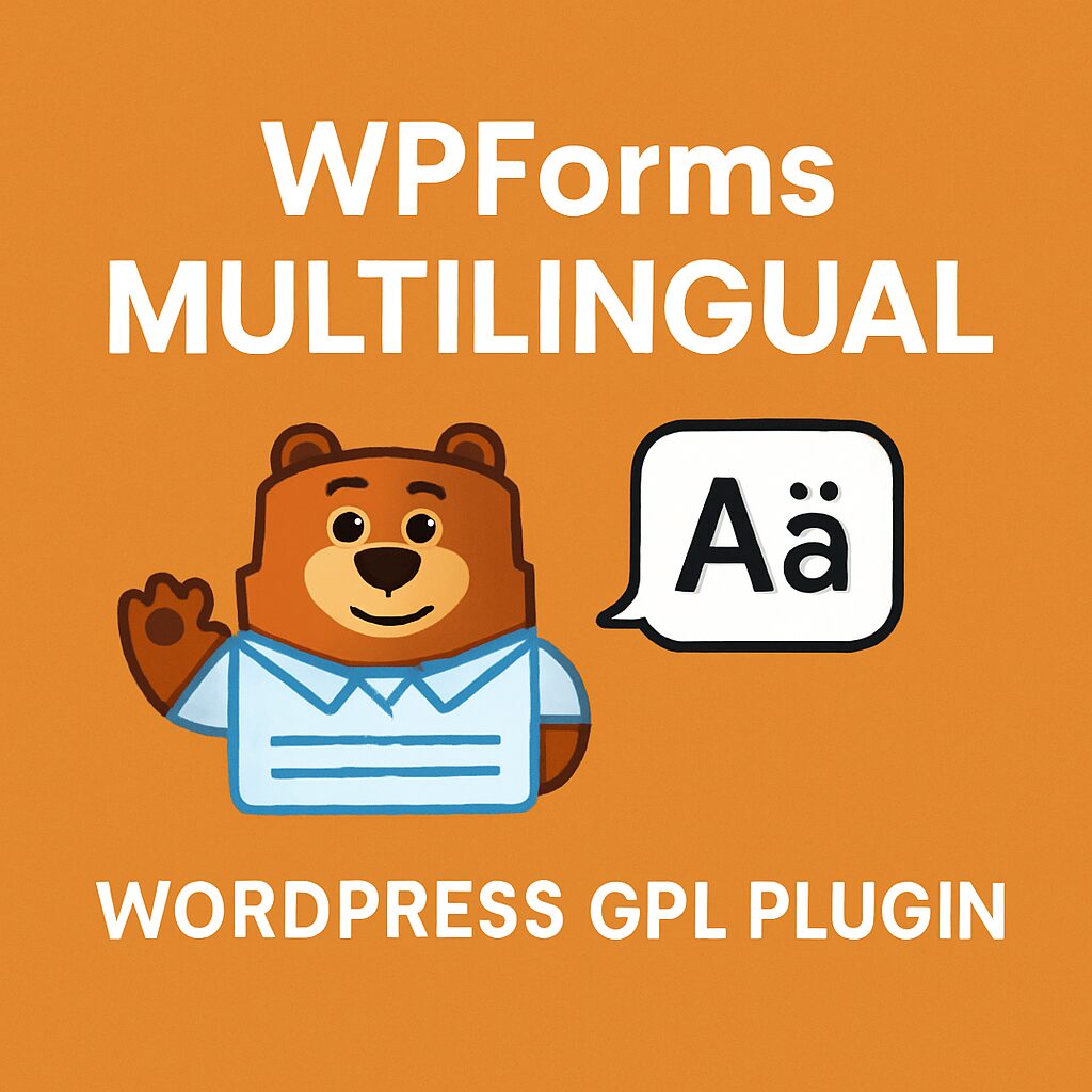 WPForms Multilingual – WordPress GPL Plugin