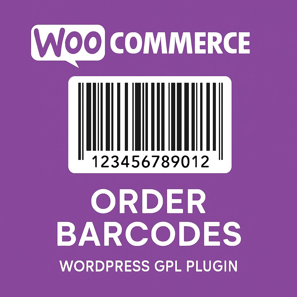 WooCommerce Order Barcodes – WordPress GPL Plugin
