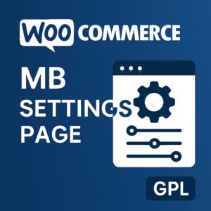 MB Settings Page – WordPress GPL Plugin
