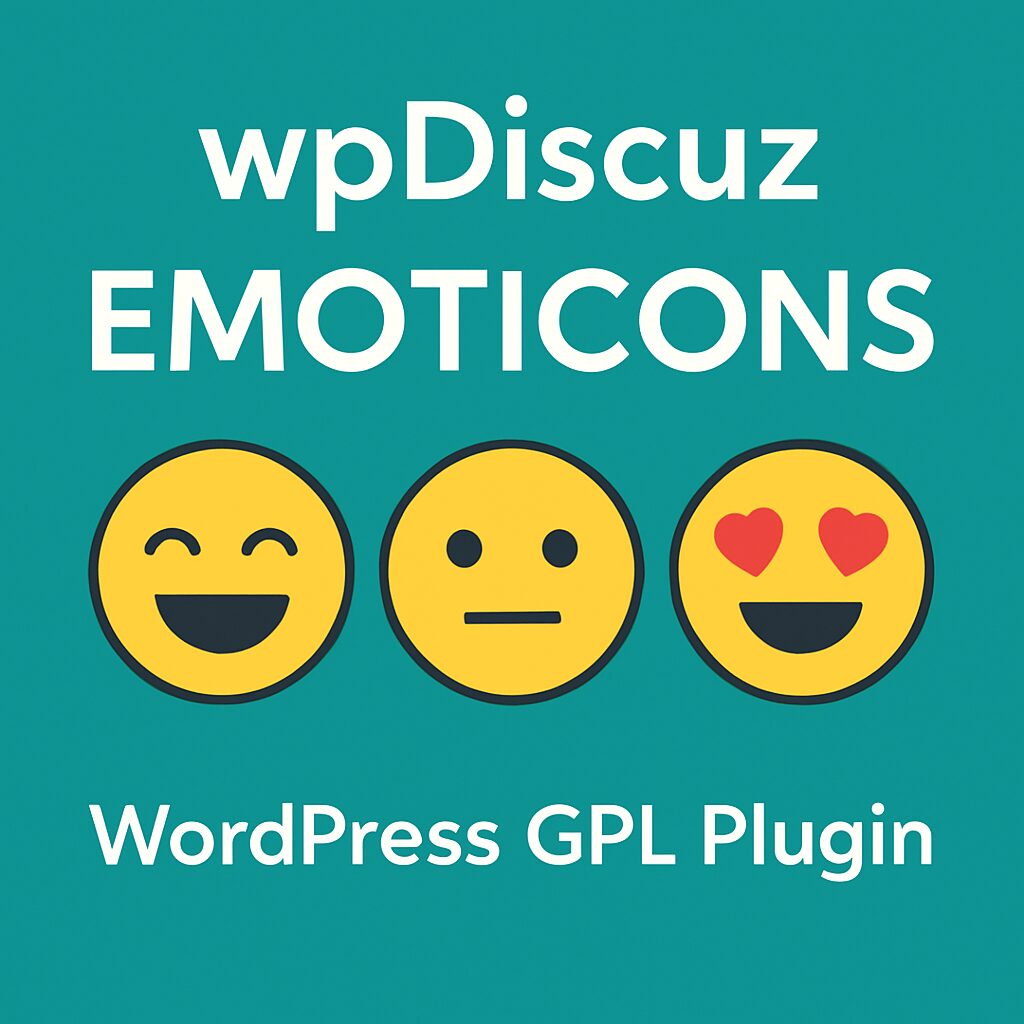 wpDiscuz - Emoticons – WordPress GPL Plugin