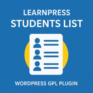 LearnPress - Students List – WordPress GPL Plugin