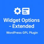 Widget Options - Extended – WordPress GPL Plugin