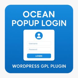 Ocean Popup Login – WordPress GPL Plugin