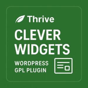 Thrive Clever Widgets – WordPress GPL Plugin