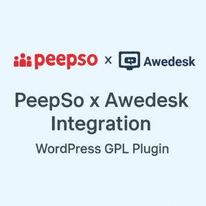PeepSo x Awedesk integration – WordPress GPL Plugin