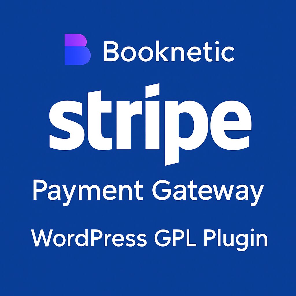 Stripe payment gateway for Booknetic – WordPress GPL Plugin