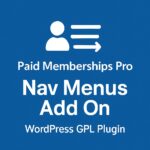 Paid Memberships Pro - Nav Menus Add On – WordPress GPL Plugin