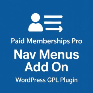 Paid Memberships Pro - Nav Menus Add On – WordPress GPL Plugin