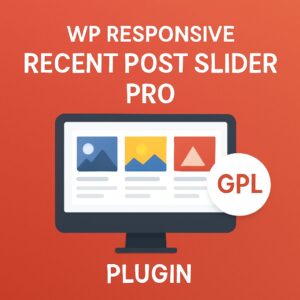WP Responsive Recent Post Slider Pro – WordPress GPL Plugin