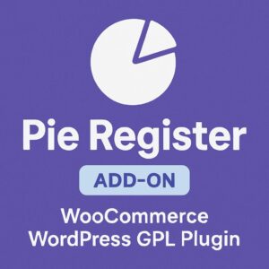 Pie Register (Add on) - WooCommerce – WordPress GPL Plugin