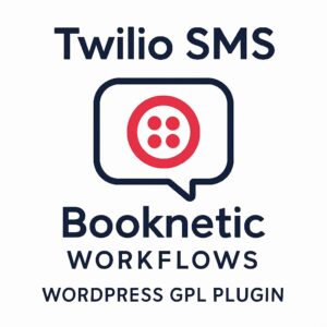 Twilio SMS action for Booknetic workflows – WordPress GPL Plugin