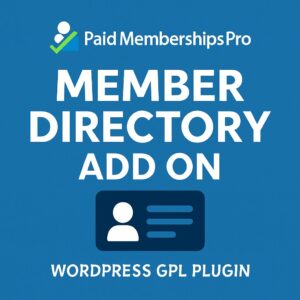 Paid Memberships Pro - Member Directory Add On – WordPress GPL Plugin