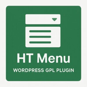 HT Menu – WordPress GPL Plugin