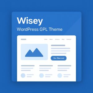 Wisey – WordPress GPL Theme