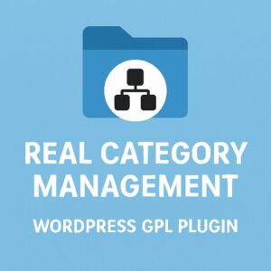 Real Category Management – WordPress GPL Plugin