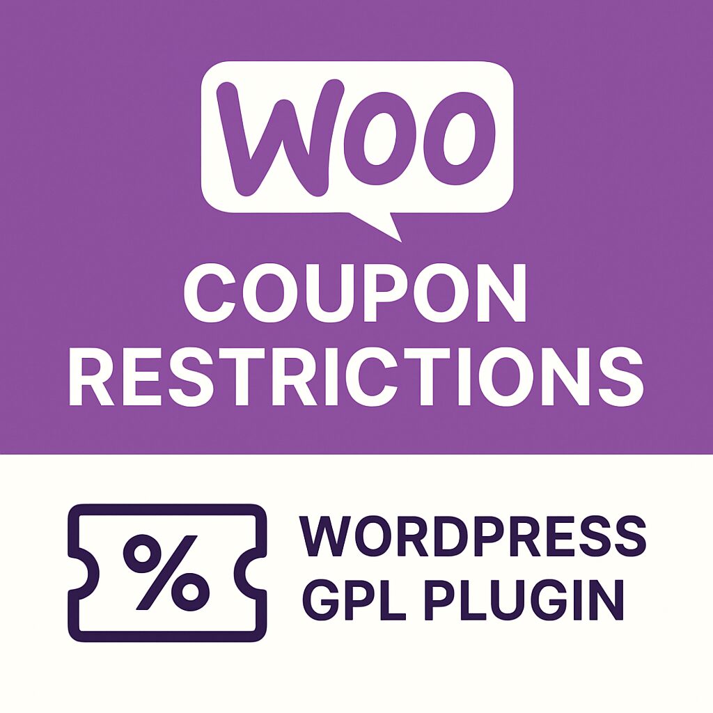 WooCommerce Coupon Restrictions – WordPress GPL Plugin