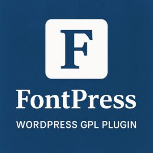FontPress – WordPress GPL Plugin