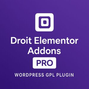 Droit Elementor Addons Pro – WordPress GPL Plugin