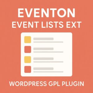 EventON - Event Lists Ext – WordPress GPL Plugin