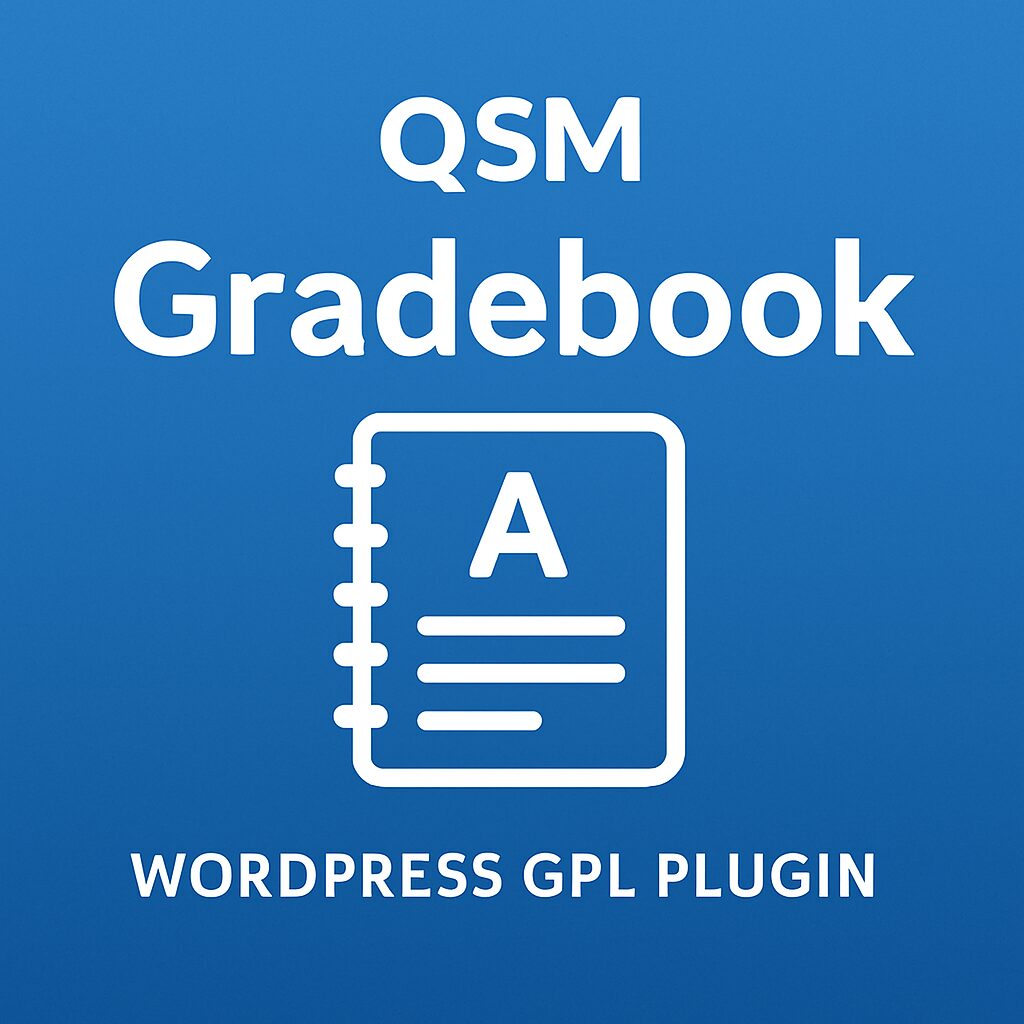 QSM - Gradebook – WordPress GPL Plugin