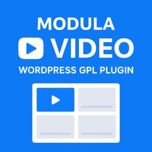 Modula - Video – WordPress GPL Plugin