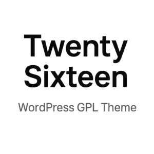 Twenty Sixteen – WordPress GPL Theme
