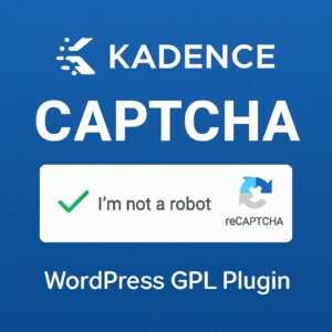 Kadence CAPTCHA – WordPress GPL Plugin