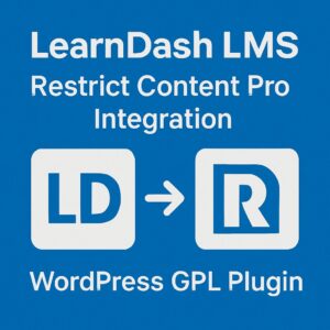 LearnDash LMS - Restrict Content Pro Integration – WordPress GPL Plugin