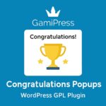 GamiPress - Congratulations Popups – WordPress GPL Plugin