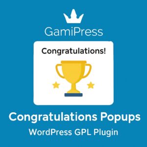 GamiPress - Congratulations Popups – WordPress GPL Plugin