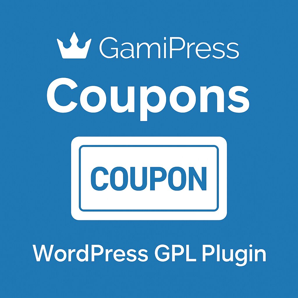 GamiPress - Coupons – WordPress GPL Plugin
