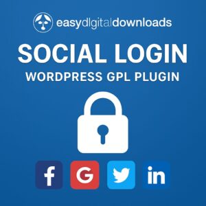 Easy Digital Downloads - Social Login – WordPress GPL Plugin