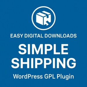 Easy Digital Downloads - Simple Shipping – WordPress GPL Plugin