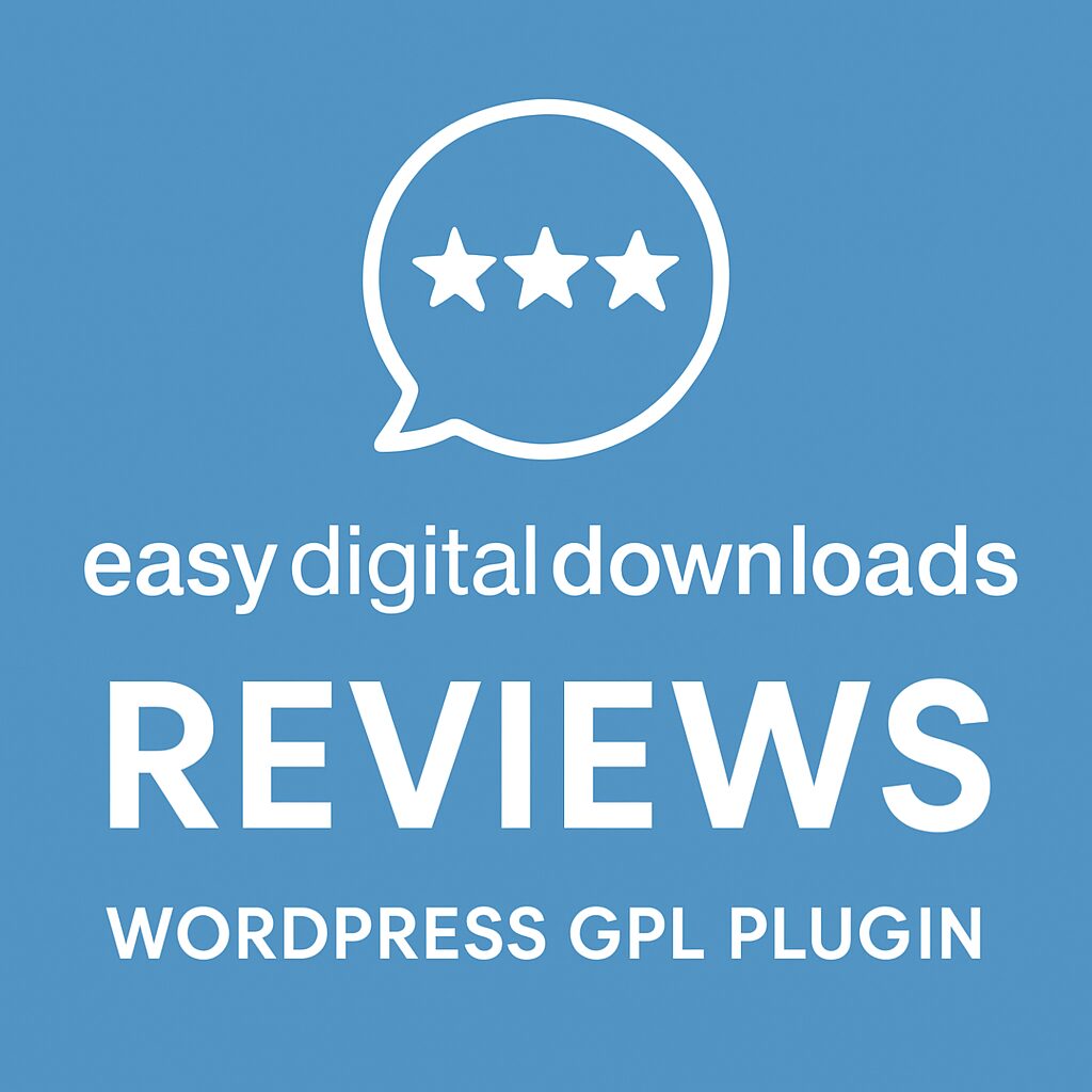 Easy Digital Downloads - Reviews – WordPress GPL Plugin