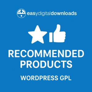 Easy Digital Downloads - Recommended Products – WordPress GPL Plugin