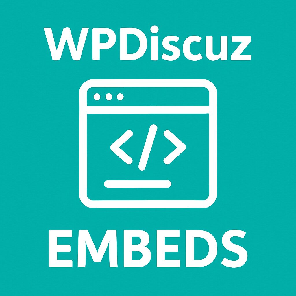 wpDiscuz - Embeds – WordPress GPL Plugin