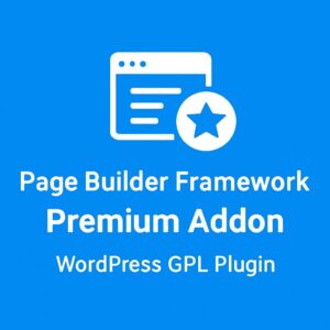Page Builder Framework Premium Addon – WordPress GPL Plugin
