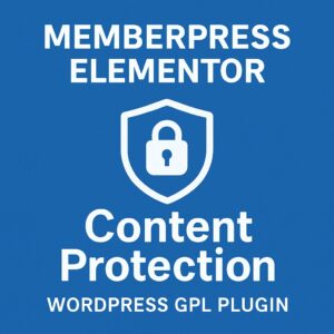 MemberPress Elementor Content Protection – WordPress GPL Plugin