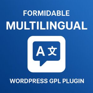 Formidable Multilingual – WordPress GPL Plugin
