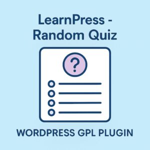LearnPress - Random Quiz – WordPress GPL Plugin