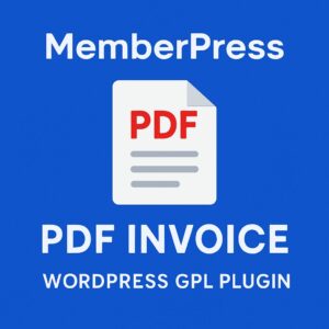 MemberPress PDF Invoice – WordPress GPL Plugin
