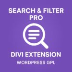 Search & Filter Pro - Divi Extension – WordPress GPL Plugin