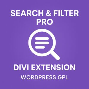 Search & Filter Pro - Divi Extension – WordPress GPL Plugin